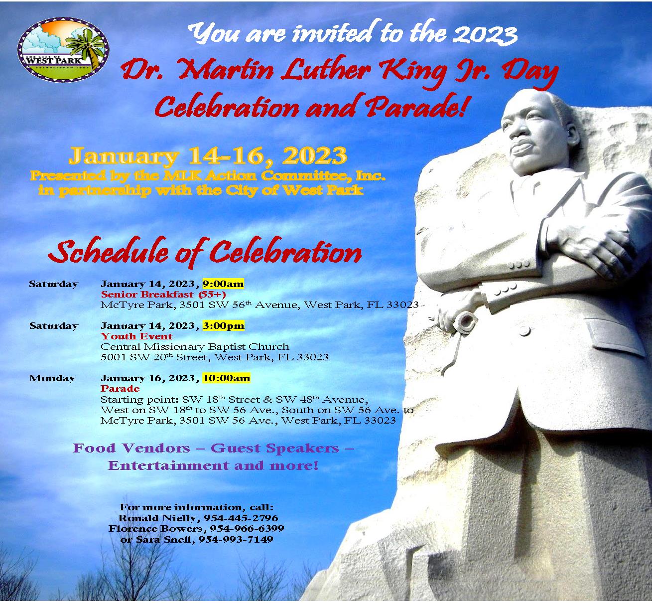 MLK CELEBRATION AND PARADE 2023