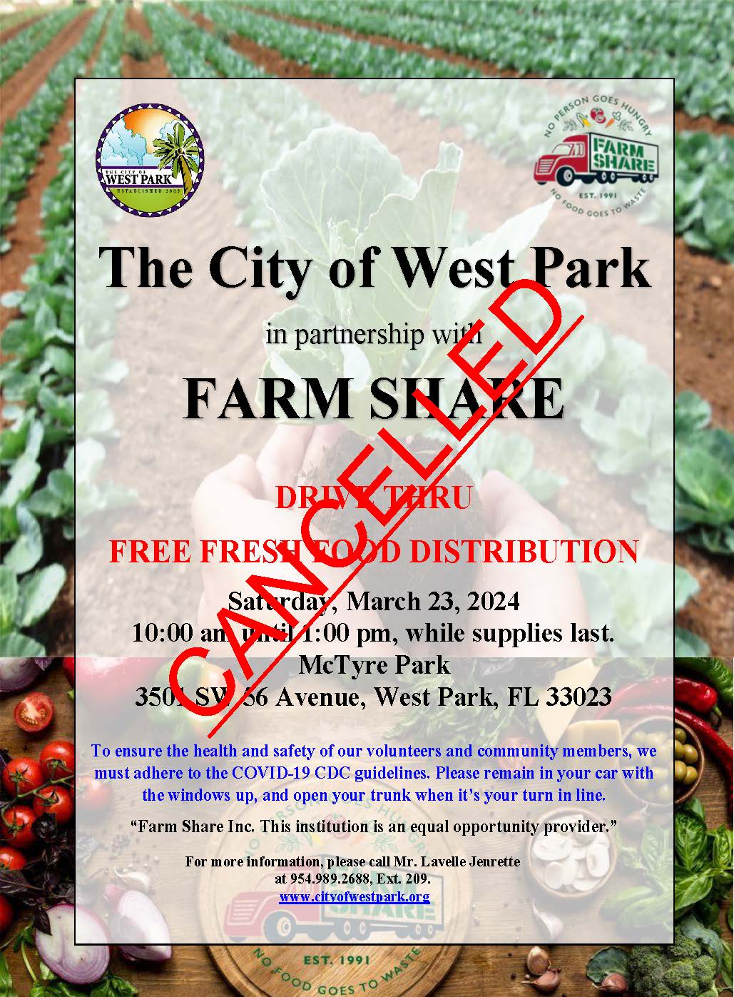 Free Food Distribution - Farm Share - 03-23-24.pdf CANCELLED